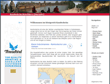 Tablet Screenshot of kambodscha-reisefuehrer.de